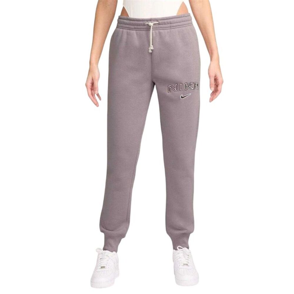 Nike Womens/Ladies Phoenix Mid Rise Athletic Sweatpants / Pink